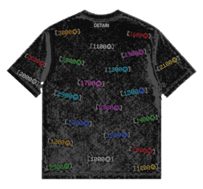 DETAIN bedwars rank tee back