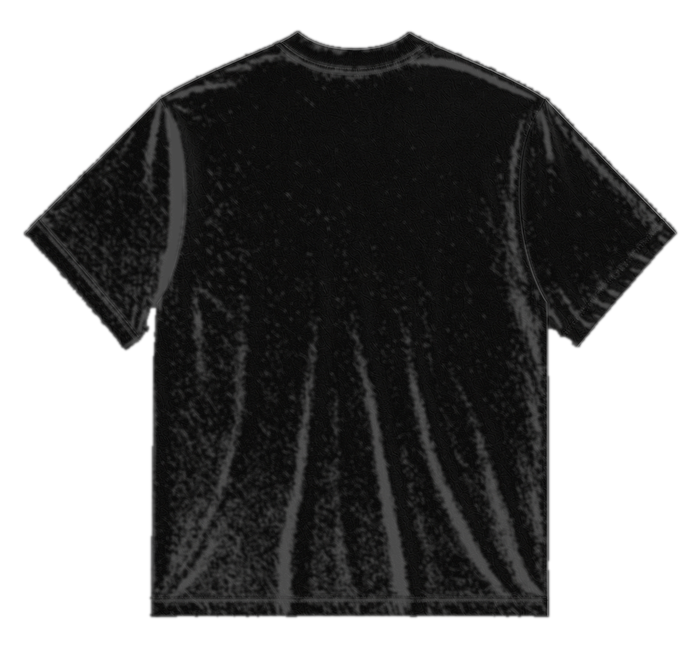 DETAIN star logo tee back